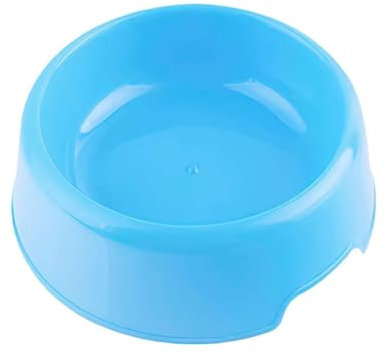 Cuencos de plástico para mascotas, cuenco de plástico de color caramelo para mascotas, cuenco de agua reutilizable para perros, comedero para platos de agua para gatos