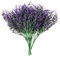 9 Pezzi Lavanda Artificiale, Bouquet Artificiale di Fiori di Lavanda, Fiori Finti per Decorazioni, Fiori Artificiali per Cimitero, Pianta Artificiale, Fiori Decorativi