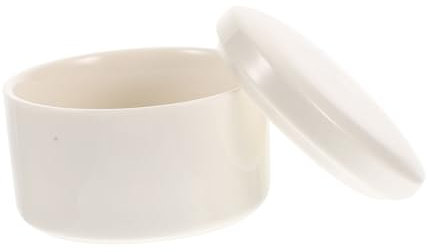 DEARMAMY Keramik Schmuckkästchen Weiß Runde Schmuckbox Aufbewahrungsbox Für Schmuck Mit Schleifendekor Und Deckel Heimdekoration