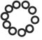 Bulevisiter O Rings,O rings seals kit,For Quick Detach Hose Seals On For Pressure Washer, Effective Replacement(10 * 1/2)