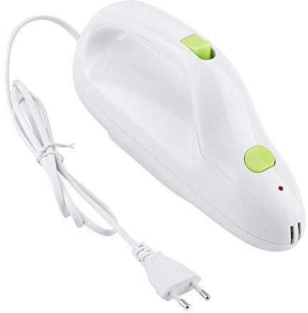 Couteau ¨¤ Pain ¨¦lectrique avec Double Lame en Acier Inoxydable, Double Interrupteur S?r, Tout Nouveau Design de Lame pour Pain, Viande Surgel¨¦e, Jambon, Mat¨¦riau ABS Noir 110 W