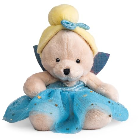 Living Nature Little Play Fee Plüschtier – Fantasie Stofftier Geschenk für Kinder und Erwachsene, Kuscheliges Tier Spielzeug, Fairy, 16 x 10 x 10 cm