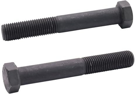 SECURA 2x Schraube für Kurbelwelle (75mm) kompatibel mit Stiga Estate 598 W Rasentraktor