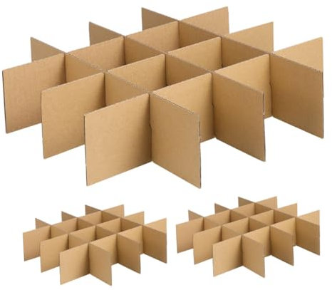 HOMSFOU 18stücke Teiliges Trennset Für Umzugskartons Trennwände Für Kartons Geeignet Für Küchengeschirr Und Weingläser Fächer Für Kartons Trennwände