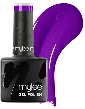 Mylee Gel Nail Polish 8ml [Ultra Violet] - UV/LED Soak-Off Nail Art | Manicure Pedicure for Professional, Salon & Home Use [Purple Range] - Long Lasting & Easy to Apply