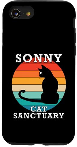 Sonny Cat Sanctuary Group Familia Reunión Nombre Carcasa para iPhone SE (2020) / 7 / 8
