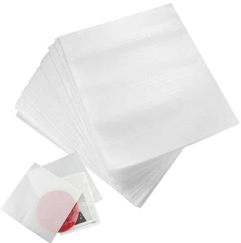 Xbessc 100 Stück Verpackungsmaterial 30 x 30cm Schaumfolie Luftpolsterfolie | Weiche Umzug Stoßfeste Schaumstoffverpackung Umzugsverpackung für Umzugskartons Kartons Geschirr Gläser Weinflaschen Versand