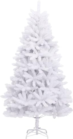 Lumanois Albero di Natale Artificiale Incernierato con Base Bianco 270cm, Casa e Giardino,Arredo,Decorazioni Natalizie,Alberi di Natale, 12.55kg-357789