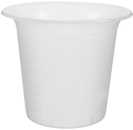EXAOMBLE Portable Urine Tank Stable Plastic Round Bottom with Volume Measurement for Elderly Ward Use