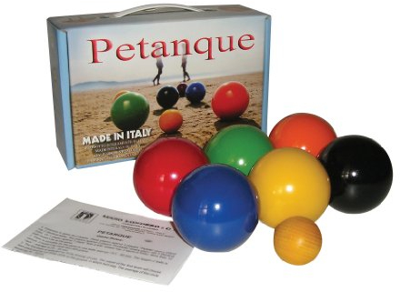 BOULE / PETANQUE Spiel aus Holz, Qualität Made in Italy