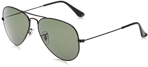 Ray-Ban - Aviator, Occhiali da sole, Nero (schwarz 002/58), 58 mm