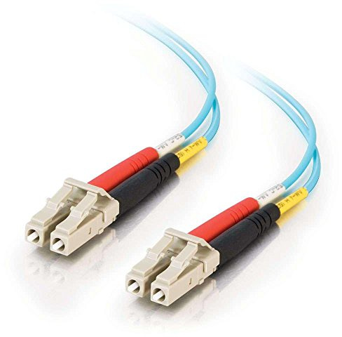 C2G 2m LC-LC 10Gb 50/125 OM3 Duplex Multimode PVC Glasfaserkabel (LSZH) - Aqua