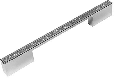FittingsCo Glitter Bar Knob Kitchen Cabinet Door Handles Cupboard Drawer Bedroom Furniture 160mm Chrome Bar