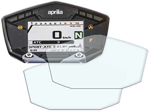 2 x Aprilia Shiver 900 Displayschutzfolie Tachoschutzfolie Screen Protector - Ultra-Clear