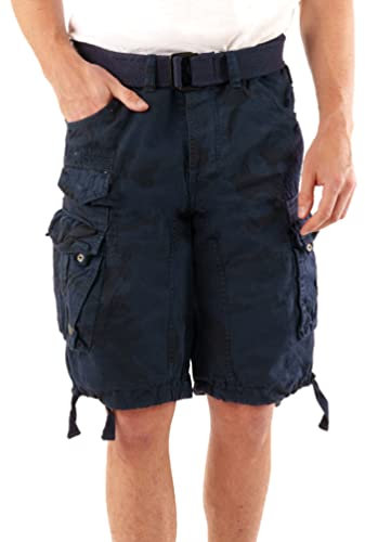 Geographical Norway Herren Cargo Short People (M, Navy Camo)