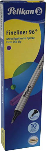Pelikan 943258 Fineliner 96® Violett, 10 Stück in Schachtel