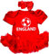 Little Secrets Childrens Clothing Baby Girl's England Football Red Tutu Romper with Headband, World Cup (0-3 Months)