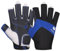 FitsT4 Sports Kajak Handschuhe 3/4-Finger gepolsterte Handfläche Mesh Rücken für Komfort Perfekt zum Segeln, Paddeln, Kanufahren, Kajakfahren, SUP Stehpaddeln,Blau,M