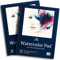 Art-n-Fly Aquarellpapier A4 300 g/m² - 2 x 30 Seiten - Aquarellblock zum Malen, Malblock, Malpapier, Aquarell Skizzenbuch, Watercolor Paper Sketchbook, Aquarell Papier