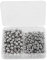300Pcs Map Push Pins, Pinnadeln Reißzwecken Tacks Push Pins Runde Kunststoff Kopf mit Edelstahl Punkt für Bulletin Board(Silber)