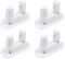 Inntek 4 PCS Türdrückerschloss Türgriffschloss für Baby Kinder Sicherheit Türhebelschloss mit 3M Klebstoff Drehbar Sicherheitsschloss für Türgriff Fenster Schlafzimmer, Baby Fenstersicherung