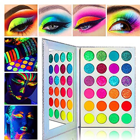 GlitzyGurl Neon Glitter Eye Shadow Palette