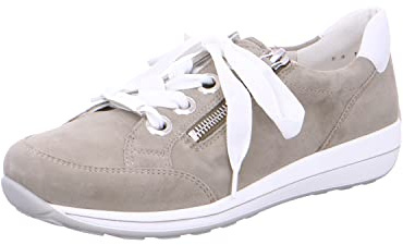 ARA Damen OSAKA Schnürschuh Lowcut, PISTAZIE,WEISS , 43