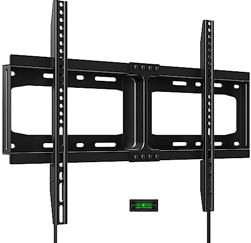 HOME VISION Soporte de Pared Fijo Resistente, para mayoría de TV Planas de 32 a 86 Pulgadas, VESA máximo 600 x 400 mm, hasta 75 kg, para Pernos de Madera de 41/46/61 cm, Universal Perfil bajo, HV8601