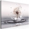 decomonkey Bilder Pusteblume 60x40 cm 1 Teilig Leinwandbilder Bild auf Leinwand Vlies Wandbild Kunstdruck Wanddeko Wand Wohnzimmer Wanddekoration Deko Blumen Natur