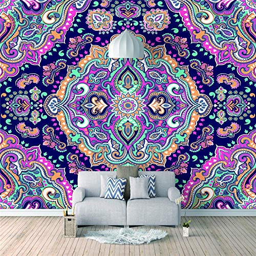 Fototapete Mandala 200x140 Selbstklebend Wandgemälde Wand Dekoration Schlafzimmer Tapete