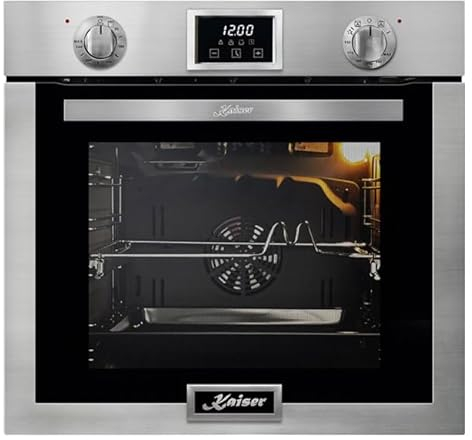 Kaiser EG 6372 | Grand Chef Gas Single Oven | Mains or LPG Gas-Powered Oven with Electric Double Grill | Stainless Steel