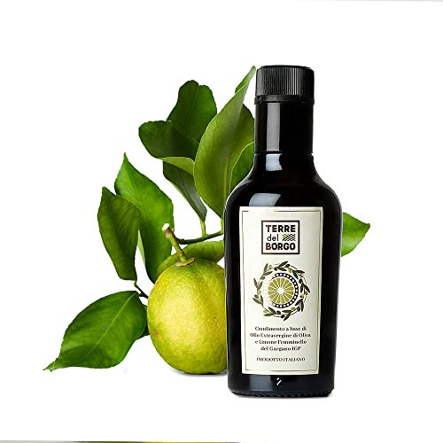 Olio EXtravergine di Oliva Pugliese - TERRE del BORGO (Olio al Limone del Gargano IGP, 250ml)