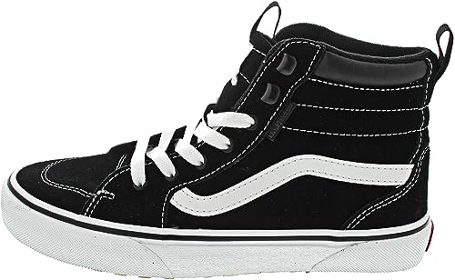 Vans Unisex Kid's Filmore Hi Vansguard Sneaker, Suede Black/White, 4 UK (36.5 EU)