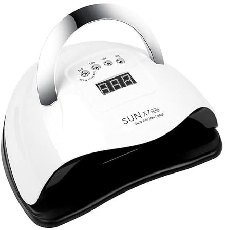UV LED Nail Lamp 180W Nail Polish Nail Machine Baking Lamp Does Not Black Hand Automatic Induction Nail, Home Salon UV Nail Dryer