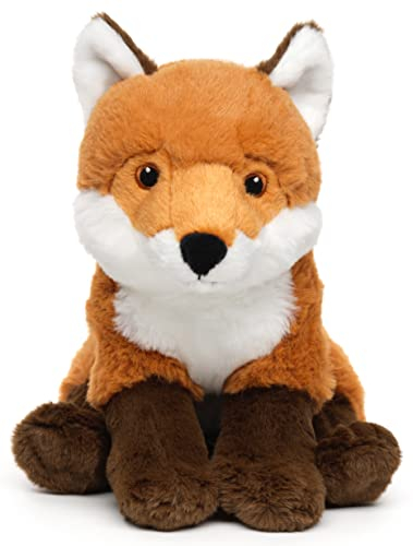 Uni-Toys - Eco-Line - Rotfuchs, sitzend - 100% recyceltes Material - 25 cm (Höhe) - Plüsch-Fuchs - Plüschtier, Kuscheltier