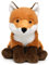 Uni-Toys - Eco-Line - Rotfuchs, sitzend - 100% recyceltes Material - 25 cm (Höhe) - Plüsch-Fuchs - Plüschtier, Kuscheltier