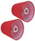HERCHR Kleiner Lampenschirm, 2 Stück, Fass-Stoff-Lampenschirm, Hängelampenschirme, Moderner Kronleuchter Für Tischlampe Und Wandlampe (Rot)