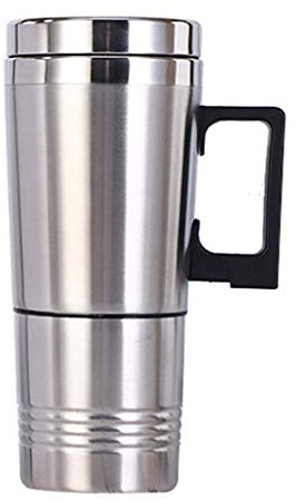 Taza De Viaje Calentador De Coche Portátil Termo Hervidor Eléctrico De Acero Inoxidable De 12/24 V,a Dignified