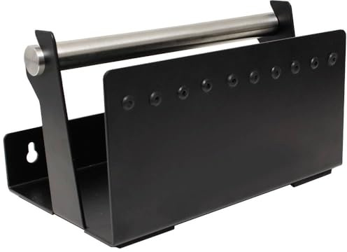 Quadrios Kabeltrommel, Schwarz, 20 x 12 cm, 10 Löcher, 23CA258, 1 Stück