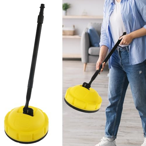 High Pressure Surface Patio Cleaner, 70cm Rotary Surface Cleaner Rotating Pressure Surface Cleaner Fit K1-K7 Pressure Washer Multifunctional Power Washer Scrubber for Patio Car Yard