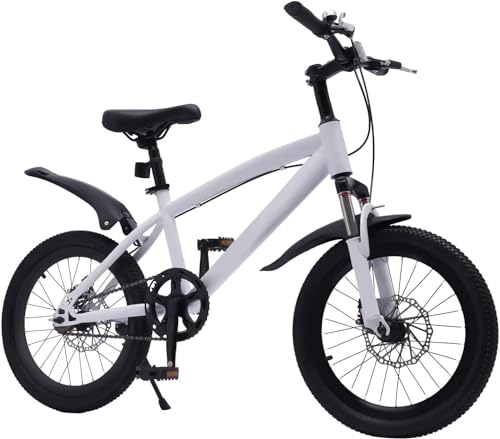 Kcolic 18 Zoll Kinderfahrrad, Mountainbike, Vorder Und Hinterradbremse, Geeignet Für Kinder Mit Einer Körpergröße Von 1,25 Bis 1,40 M, Kinderfahrrad, MTB-Mountainbike D,18in