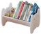 Quixotical Kinder-Bücherregal, Mini Kompakter Bücherregal, Buchständer Kinder Bücher-Organizer, Kinderregal für Buchaufbewahrung, für Kinderzimmer, Spielzimmer, Kindergarten, Schule