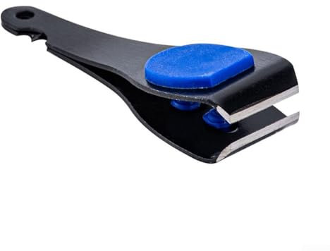 Lenza da pesca compatta ed efficiente in acciaio inox, taglia filo da pesca (rosso)