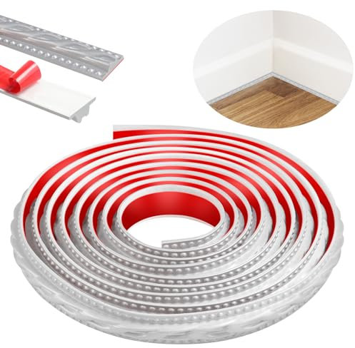 300cm Peel and Stick Molduras Decorativas para Techo, 3D Cenefa Adhesiva Para Pared para Marcos de Espejos, Muebles, Marcos de Puertas, Techos, Decoración del Hogar(Plata)