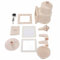 Fdit Skimmer de Piscina de PVC Skimmer de Drenaje Pequeño Eficiente, Cómodo de Usar para Piscinas Domésticas y Comerciales y Piscinas de SPA