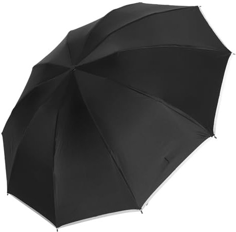 TINEASUR Automatic Compact Folding Umbrella Lightweight Travel Umbrella with UV Protection Windproof Design and Built Fan for Sun and Rain Portable and Durable for Outdoor Use