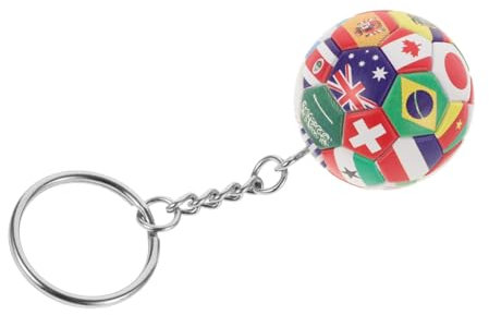ifundom Sport Schlüsselanhänger Fußball Mit Schlüsselring Backpack Deko Fußball Accessoire Für Rucksäcke Taschen Handys Für Fans Und Geschenkideen