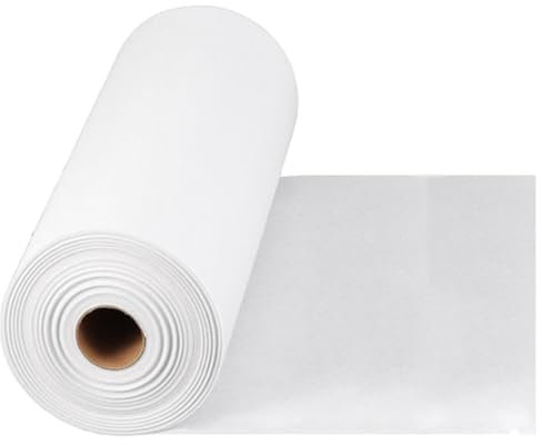 Fusible Interfacing for Sewing, 12in x33 ft Non-Woven Iron On Interfacing for Sewing Quilting DIY Crafts, 12in x33 ft Roll, Fabric for