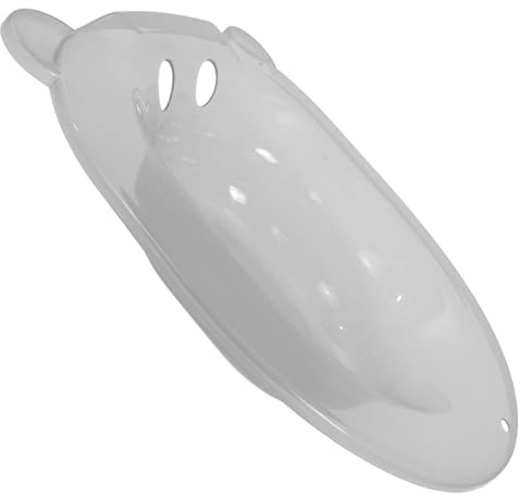 BATHVEVE Sitzbadewanne aus Kunststoff mit Rutschfestem Design Breites Tiefes Sitzbadbecken für Erwachsene Pflegebecken für Zuhause Robustes PP Material Toiletteneinsatz für Frauen und