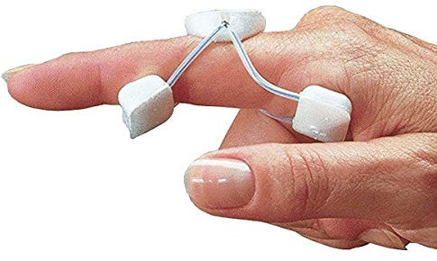Roylan Sof-Stretch Finger Extension Splint White, Ideal for Daily Management of Joint Stiffness and Injuries - X-Large (10.2cm), White